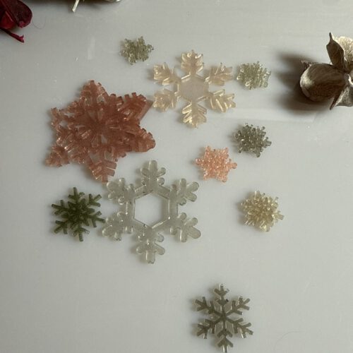 10 Schneeflocken
