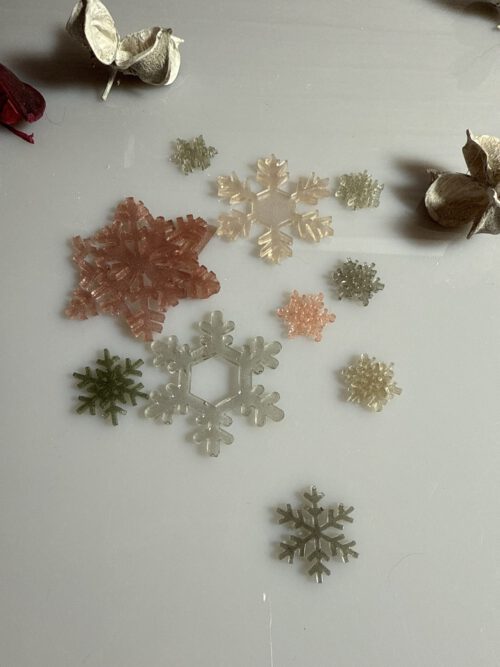 10 Schneeflocken