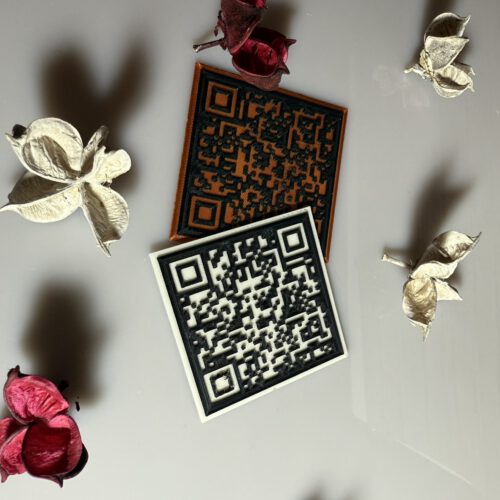 Schild mit individuellen QR-Code(WLan oder ähnliches)