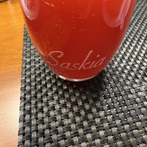 Individuelle Glasgravur