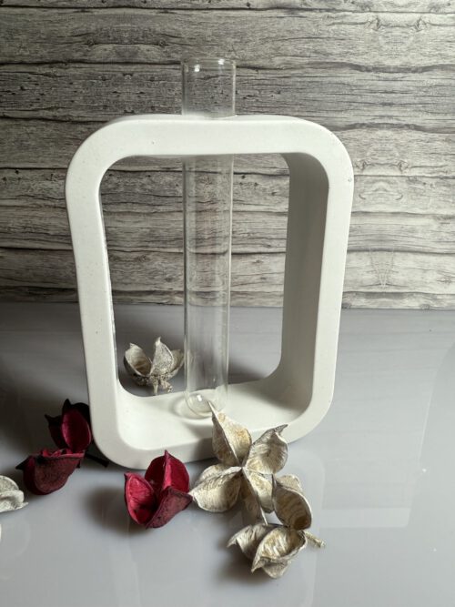 Vase mit Reagenzglas