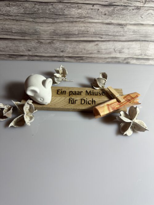 Set Geldgeschenk Maus klein – Bild 2