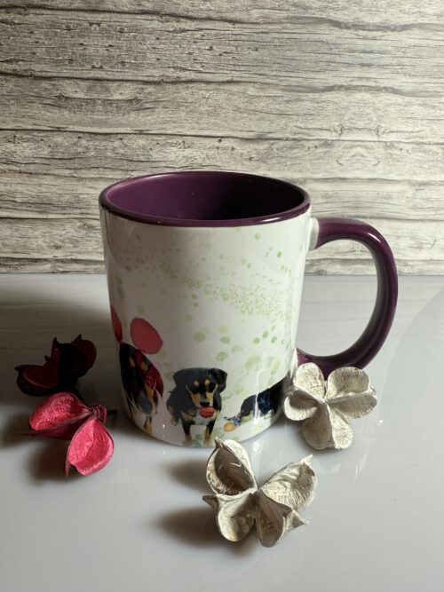 Two-Tone Tasse (lila) – Bild 3