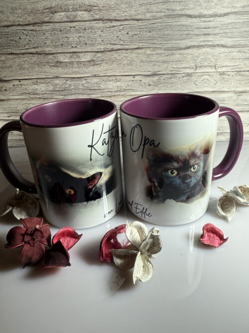 Two-Tone Tasse (lila) – Bild 2
