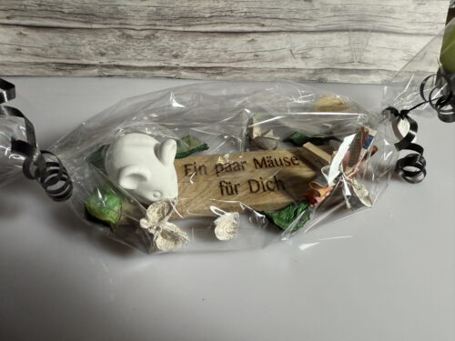 Set Geldgeschenk Maus klein