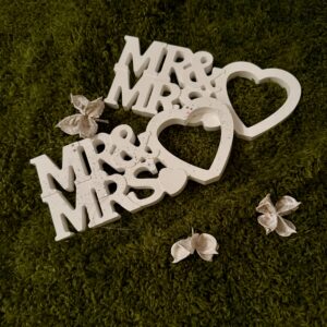MR&MRS Schriftzug