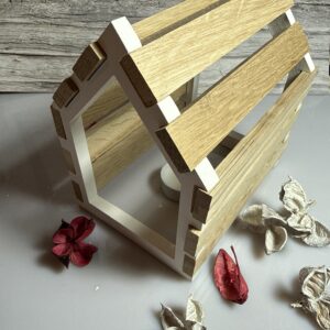 Haus Teelicht Holz