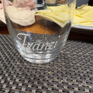 individuelle Glasgravur