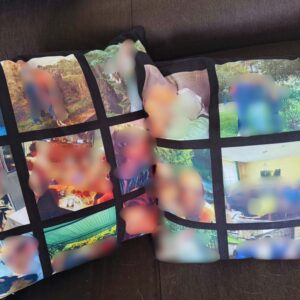 Glas-Schneidebrett Rund mit Fotodruck