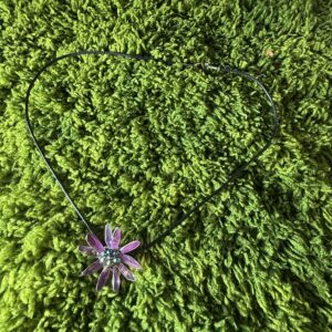Leder Kette Blume